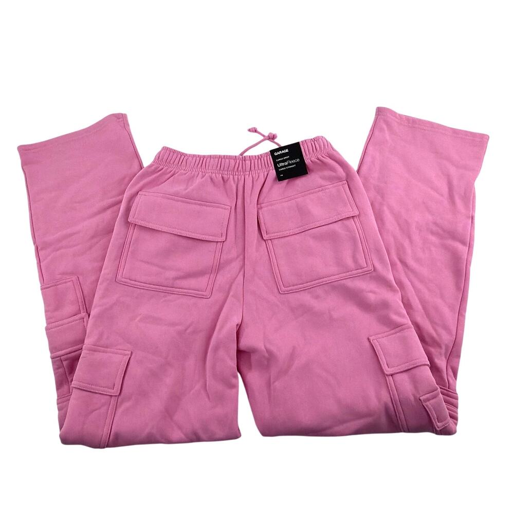 Garage Pop It Pink Pantalon UltraFleece Cargo Sweatpants Size S - Picture 7 of 9